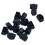 90X Rj45 Silicone Dust Plug Dust Cover Dust Cap Router  Network Cable Interface Computer Network Cable Dust Cap 2