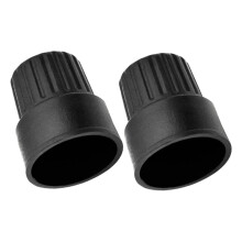 Electric Scooter Accessories Black Pedal Plug Caps 2pcs Dustproof Seal Secure Fit Replacement