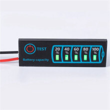 3X LED-Leistungsanzeigetafel DC5-30V 12V 24V Leistungsanzeige Lithium-Blei-Säure-Batterie Allgemeine Leistungsanzeige