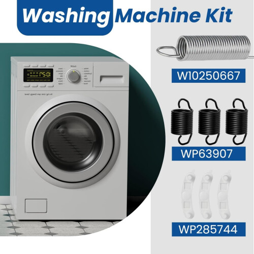 Washing Machine Suspension Spring Kit Vibration Dampening Noise 2