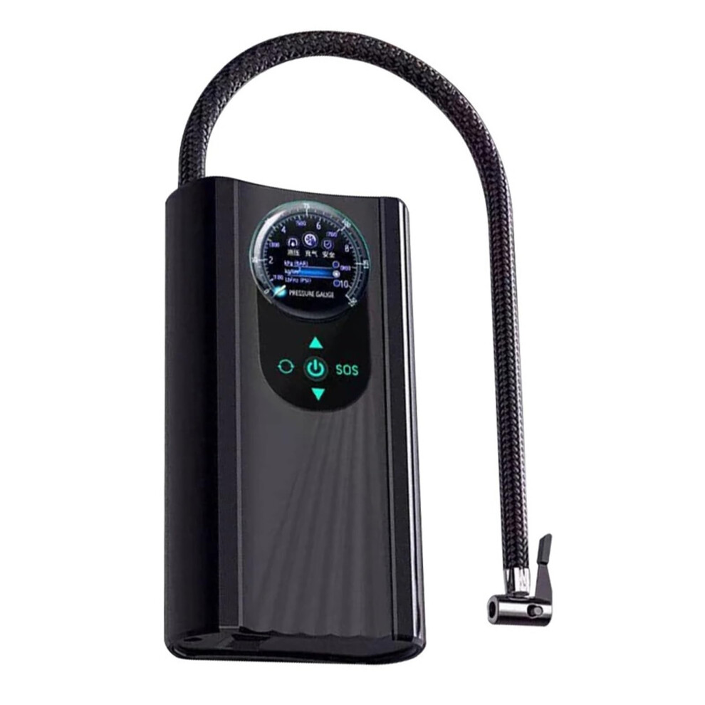 12V Car Tire Inflator With Pressure Gauge, Fast Inflation Mini Air Compressor For Vehicle 9771547400998