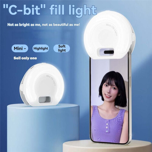 Ringlight Selfie Light Clip  Light for Mobile Phone Light  Video Photo Lamp Flashlight Back Light USB Charge A