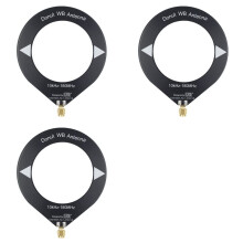 3X 10kHz-180MHz Loop Antenna All Band Coverage Ring Donut Antenna Supports Shortwave/Medium Wave SDR Black