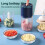 Electric Multi-Function Meat Grinder Household Wireless Cooking Machine Kitchen Egg Beater Mixer Cooking Machine 500ml 2