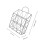 Wall Mounted Book Rack Holder Organizer Office Accessory 2