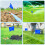 Marking Flags  Flags for Lawn 90 Pack, PVC Small Flags,Marking Flags Lawn Flags, Garden Flags,Survey Flags, 4