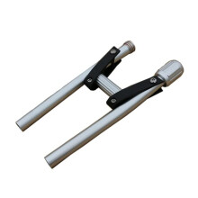 Aluminum Alloy Folding Bike Handlebar Black Lightweight Foldable Design for Electric Bicycle
