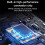2.4G UHF Wireless Audio Transceiver System Mic Adapter XLR Transmitter and Receiver for Wired Dynamic Microphone 48v 6
