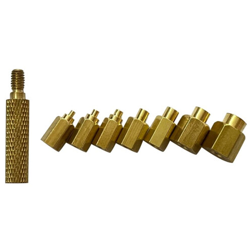 Heat Insert Nut Iron Tip M2-M8 Brass Thread  Hot Melt Nut Heat Insertion Tool for Plastic 3D Printer Soldering Iron