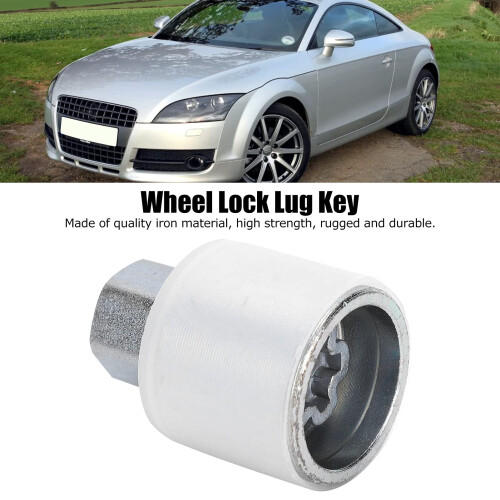 Wheel Lock Key for Audi A1 A4L A6L AntiTheft Nut Socket Adapter Removal Tool 1
