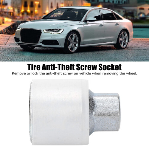Wheel Lock Key for Audi A1 A4L A6L AntiTheft Nut Socket Adapter Removal Tool 2