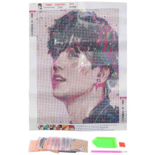 DIY Diamond Painting Bangtan Boys Art Portrait Rhinestone Full Round Wall Picture 30X40 cm Suga