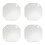 4-Pack Octagon Elektrisk Box Lock, Galvaniserat Stål Metall Kopplingsbox Lock, Outlet Box Lock för Octagonal Box 2