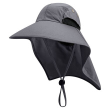 Unisex Breathable Sun Protection Hat UV Protection Face Neck Flap Sun Cap Face Sun Cap Summer Hat Work Casual Hat A