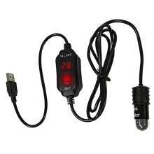 10W Aquarium Heater Fish Tank Heater Thermostat Temperature Adjustable 5V/2A Turtle Heater Safe Tank Heater
