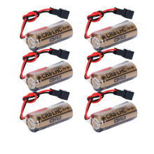 CR8 Lithium Battery 3V 2600mAh with Black Plug, LongLasting Power, NonRechargeable 6 Pack