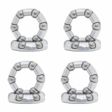 Bike Wheel Hub Bearings 20mm Steel Caged Ball 8 Pack for Smooth Rotation and Easy Installation