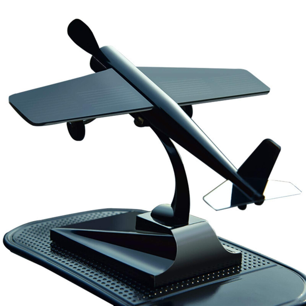 Solar Powered Airplane Car Dashboard Ornament Sky Ii Color Energy Saving Model 9771547401964