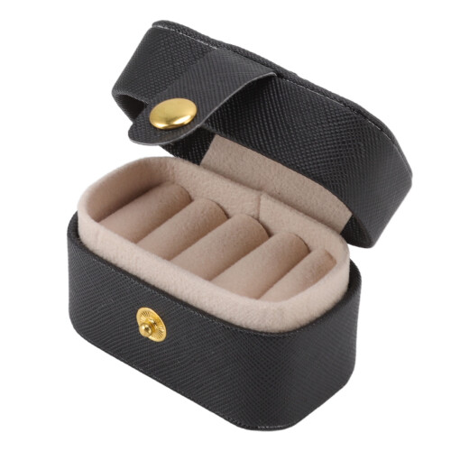 Mini Ring Storage Box PU Leather1pc 1