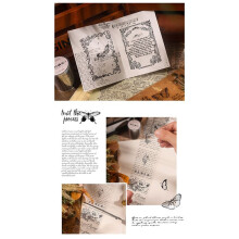 Retro English Alphabet Collage Decorative Tape DIY Notebook Material Notebook Material Sticker A