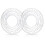 4 Pack Light Fixture Mounting Brackets, Ceiling Light Mounting Plate, Wall Light Mount Blocks with Screw and Nuts 7