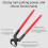 Multifunctional Puller Pliers Cutting Pliers Stapler-6 inches 4