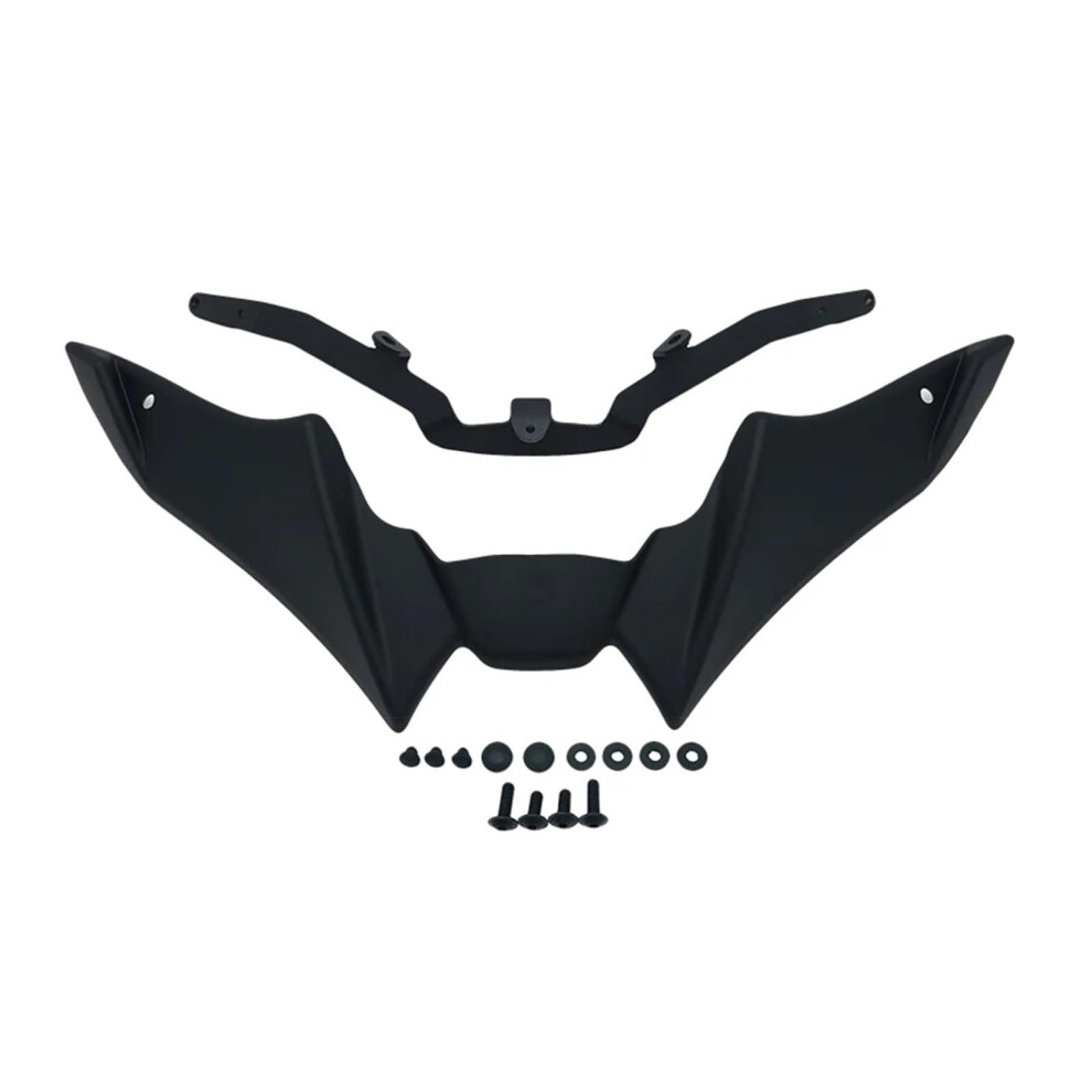 Front Fender Extension Nose Cone Spoiler Beak Cowl Cover For Yamaha Mt09 20212023 Sp Black 9771547402411
