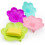 Silicone Flower Shape Soap Holder With Quick Drain For-Purple 7