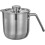 Egg Separator, Stainless Steel Yolk White Separator Tool With Cover, Yolk Separator Separates Multiple Eggs 1