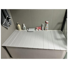 Waterproof Folding Bathtub Tray and PVC Insulation Cover, Dustproof Lid for Standard Tubs 150180cm