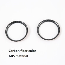 4X for Navara NP300 2016-2021 Carbon Fibre Car Front Air Conditioner AC Outlet Vent Frame Cover Trim Accessories