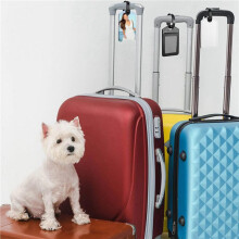 100X Sublimation Luggage Tags White Heat Transfer PU Leather Name Tag Blank Suitcase Tags Travel Business ID Card Holder