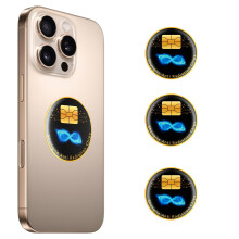 Signal Blocking Stickers 3 Pack EMF Protection for Phones Laptops Tablets TVs 99% Efficiency