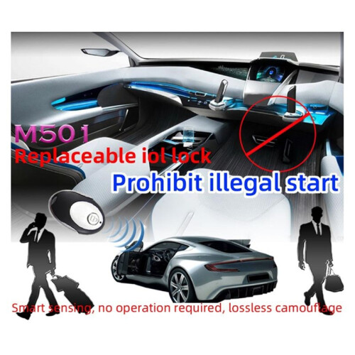 12V Wireless Immobilizer Car Engine Lock Intelligent Security Anti-Theft System Replaceable Relay Shaped Device 2