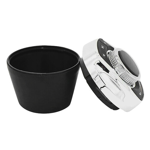 2X Universal Car Wireless Steering Wheel Control Button with LED Light 8-Key Functions for Car Android Navi Player Auto 2