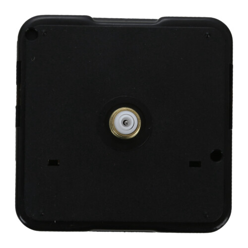 2X DIY Clock Metal Texture  Wall Clock Retro Wall Clock Movement Accessories Black 2