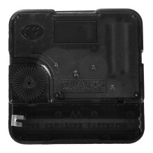 2X DIY Clock Metal Texture  Wall Clock Retro Wall Clock Movement Accessories Black