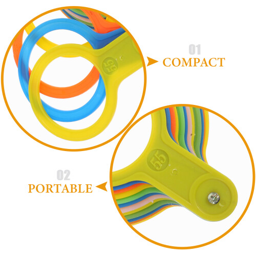 1Set Plastic Meetcirkel Fruit En Groente Diametermeter Multikleur 2