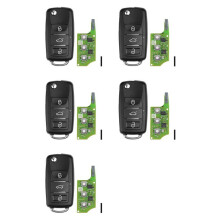 5X XEB510EN Ist Geeignet für die Super-Fernbedienung Vom Typ für B5 mit XT27B Super Chip 3-Schlüssel VVDI-Fernbedienungsschlüssel