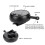 2X Bike Warning Tail Light USB Rechargeable  Wireless Remote Control Turn Signal Warning Brake Light 8