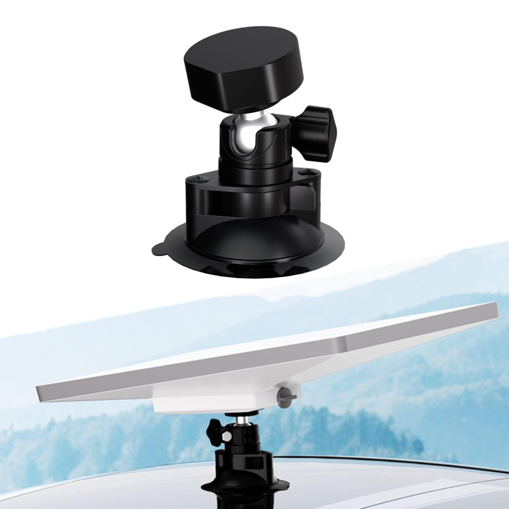 Mini Car Mount With 360 Adjustable Head, Strong Suction Base, Tripod Adapter For Dashboard For Starlink 9092120027358