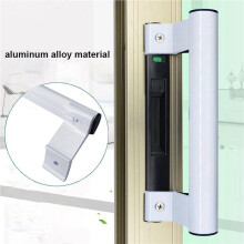 10X Sliding Door Handle 8inch Aluminum Sliding Glass Door Pull Sliding Patio Door Handles Fits 6-5/8 Inch Mounting Holes