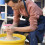 3X Adjustable Split Leg Pottery Apron with Pocket DIY Ceramic Sculpture Mud-Retaining Overalls 7