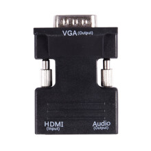 3X 1080P Female to VGA Male with Audio Output Cable Converter Adapter