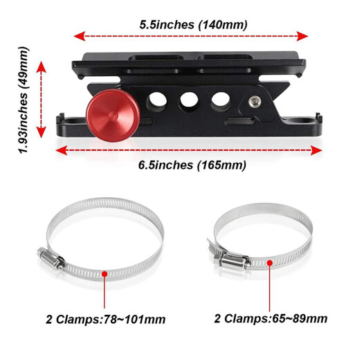 2X Universal Quick Release Roll Bar Fire Extinguisher Mount Bracket for    RZR Ranger  Maverick 2