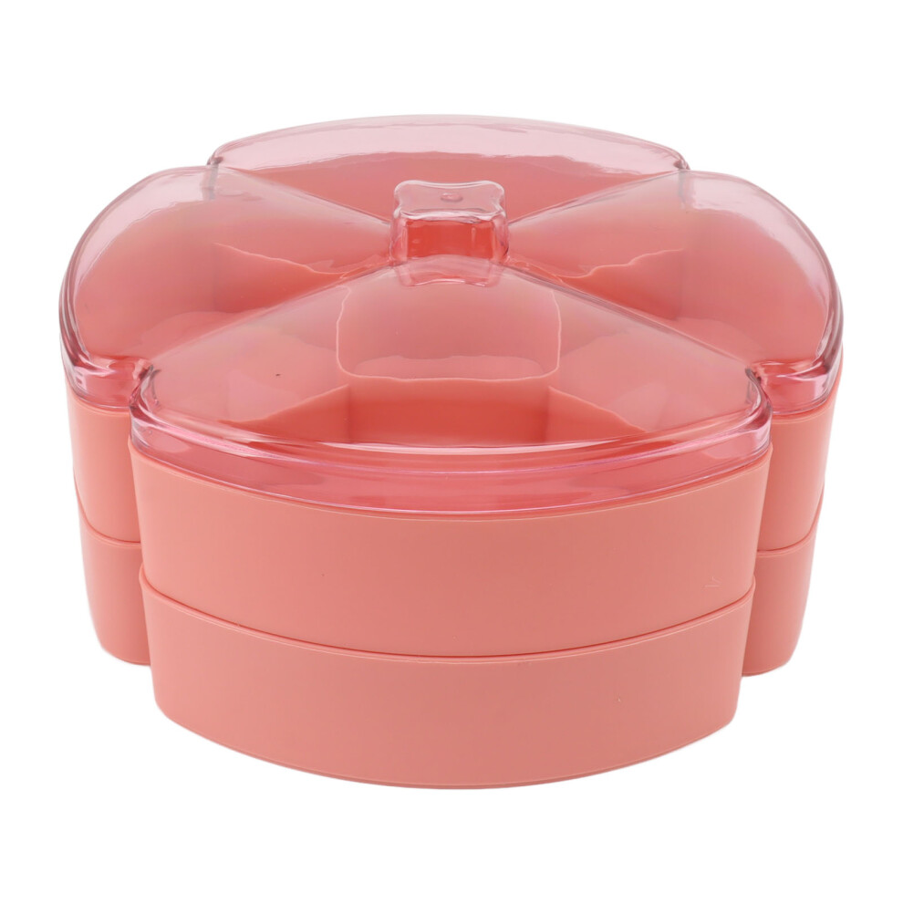 Plastic5-Compartment Snack Tray With Lid 9058772802781