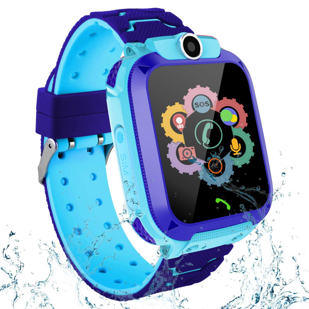 Waterproof Kids Smartwatch With Gps Sos Camera Twoway Call Lbs Locator For Boys Girls 9092120028102