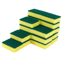 Heavy Duty Multi Use Cleaning Sponges Rub Non-Scratch Sponge Scrubbing Dish Sponges Use for Kitchens, Bathroom- 60 Pack