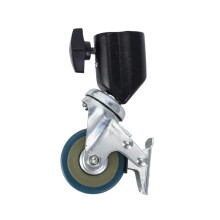 6PCS 22mm Photo Studio Universal Caster Wheel Tripod Pulley Heavy Duty for Light Stands/Studio Boom