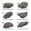 Decorative Fake Rocks,Lightweight Landscape-Type B No. 5 4